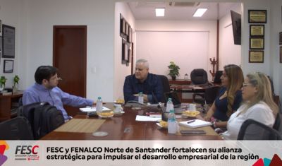 FESC y FENALCO Norte de Santander fortalecen su alianza estratégica para impulsar el desarrollo empresarial de la región